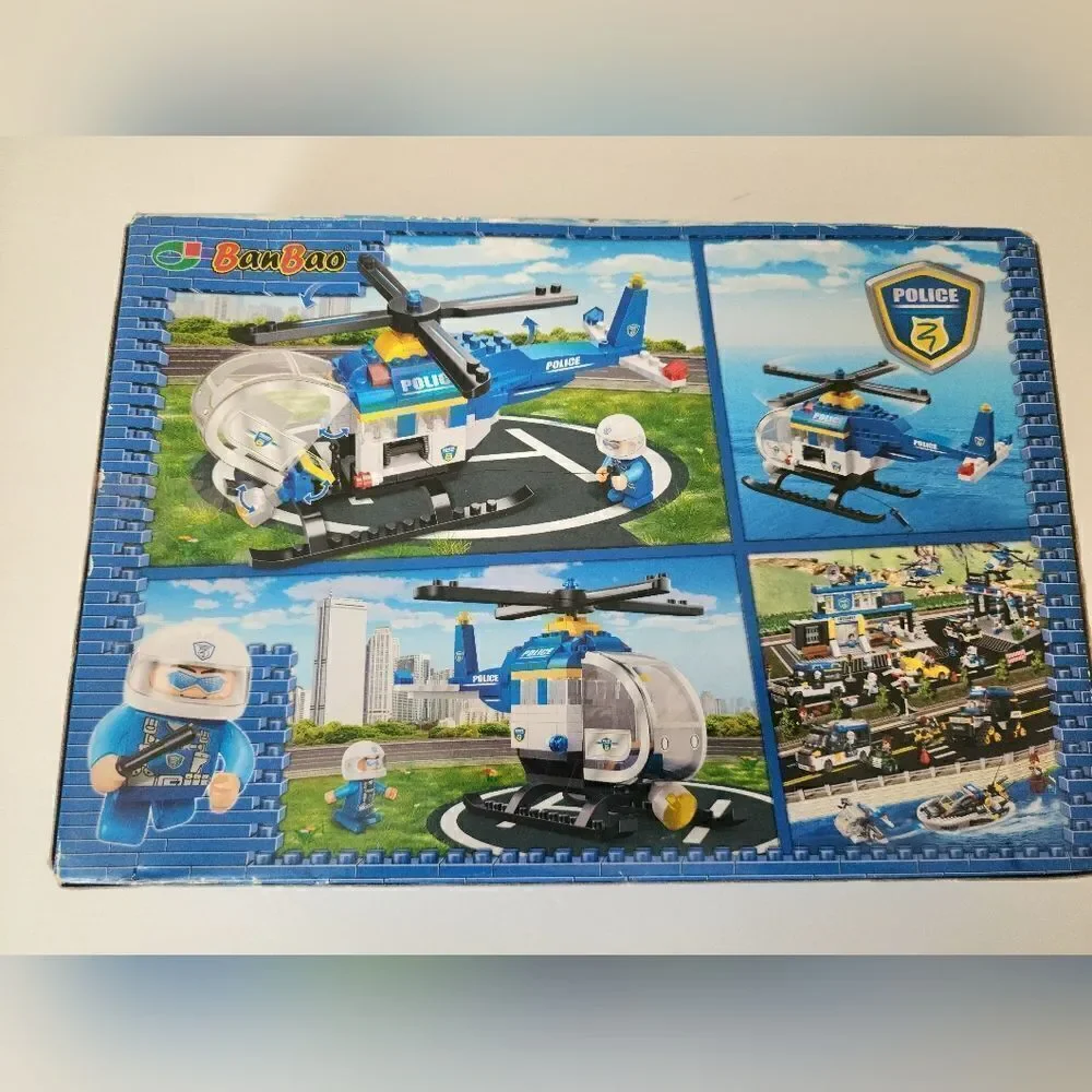 NIB Lego brick helicopter building set